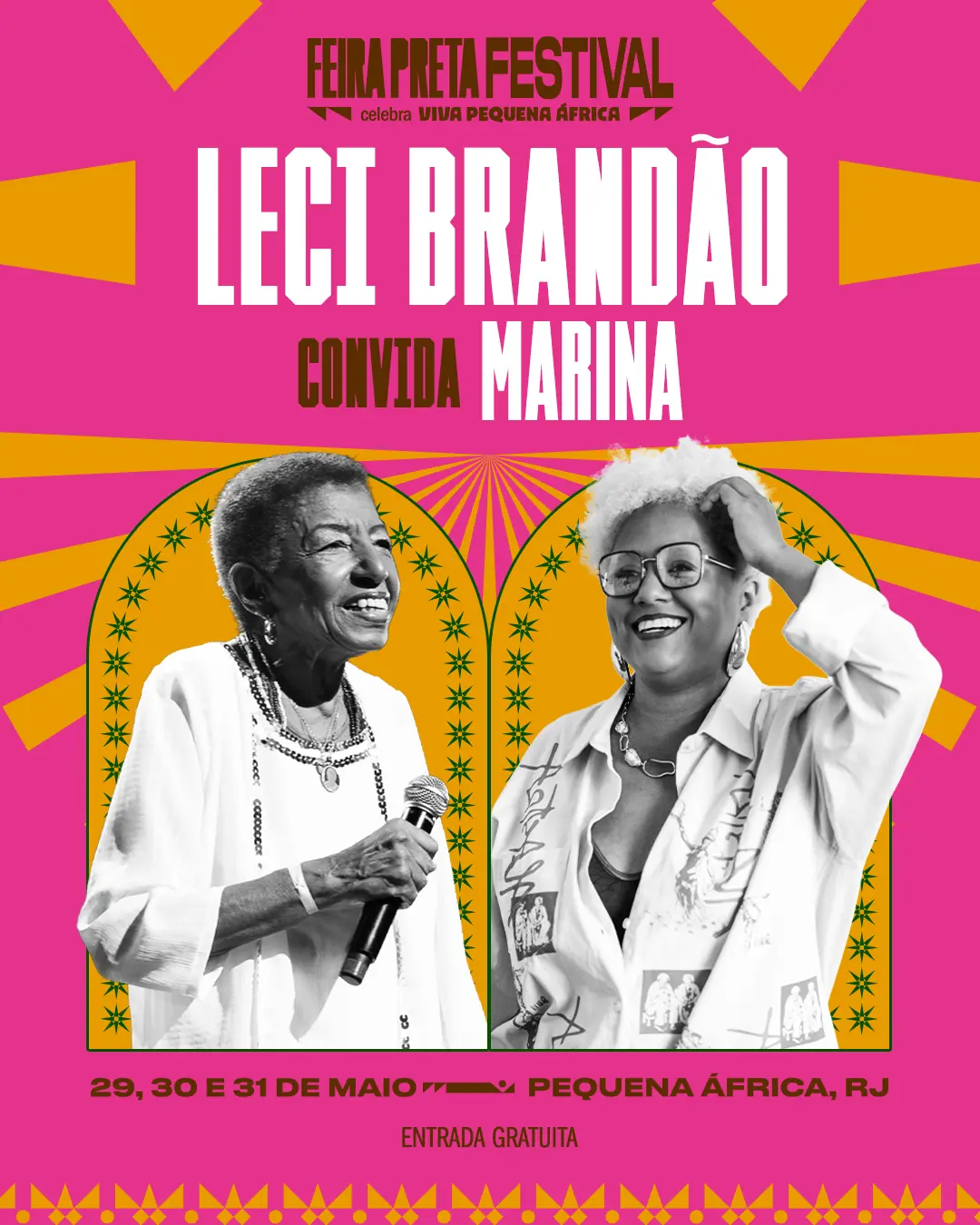 Leci Brandão convida Marina Iris e Geovana